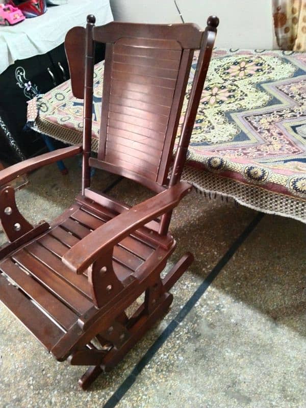 pure shisham wood rest chair 5