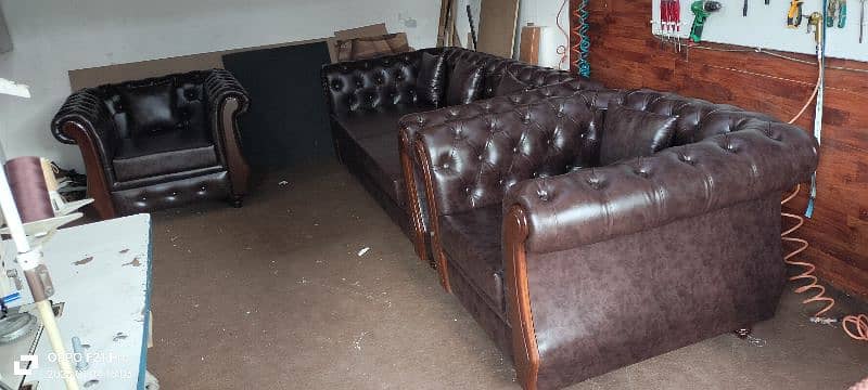 Chester feel Sofa 5 Seater / Sofa set 2