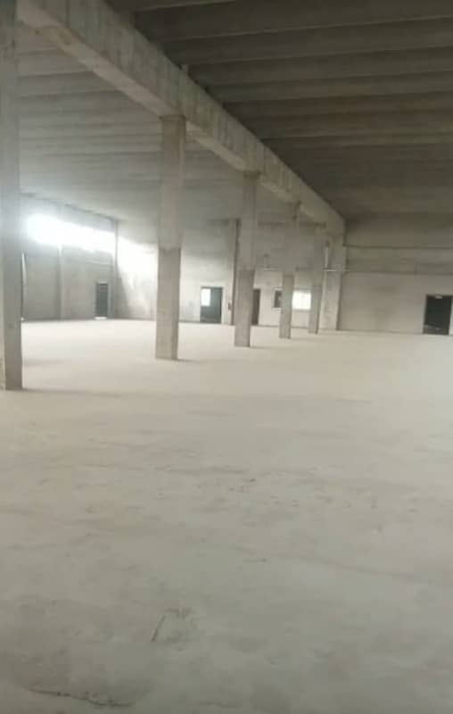 26000 sq. ft. Covered area Brand New Factory available for rent in Sunder Estate Lahore 8