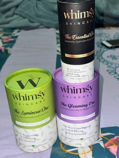 whimsy face cleanser and face scrub