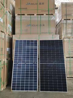 JA 585 watts tier 1 A grade mono perc half cut solar panel