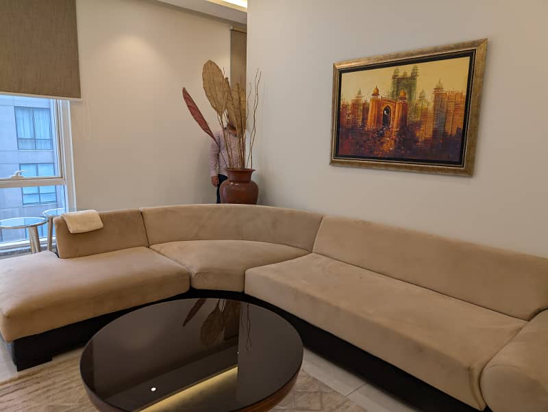 Fully Furnished 1 Bed Luxury Apartment in Most Luxury Building of Gulberg 3 5