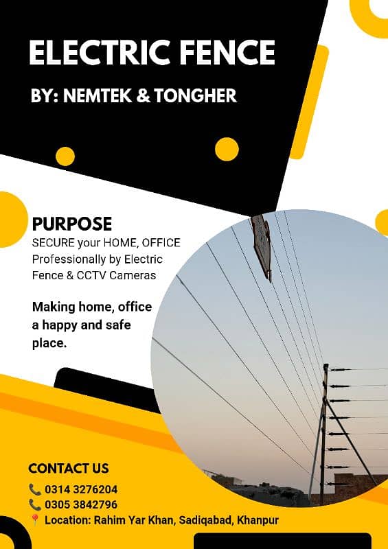 SECURE your HOME OFFICE Professionally by Electric Fence 0