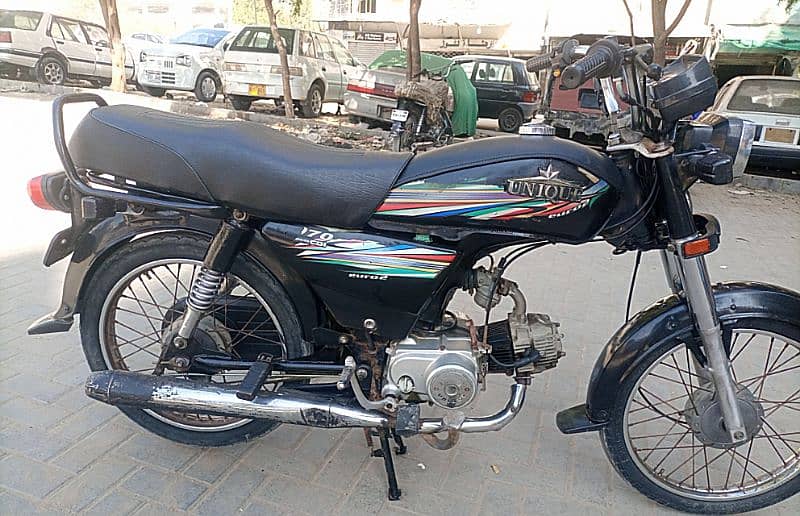 unique 2017 black colour 70cc bike for sale 5