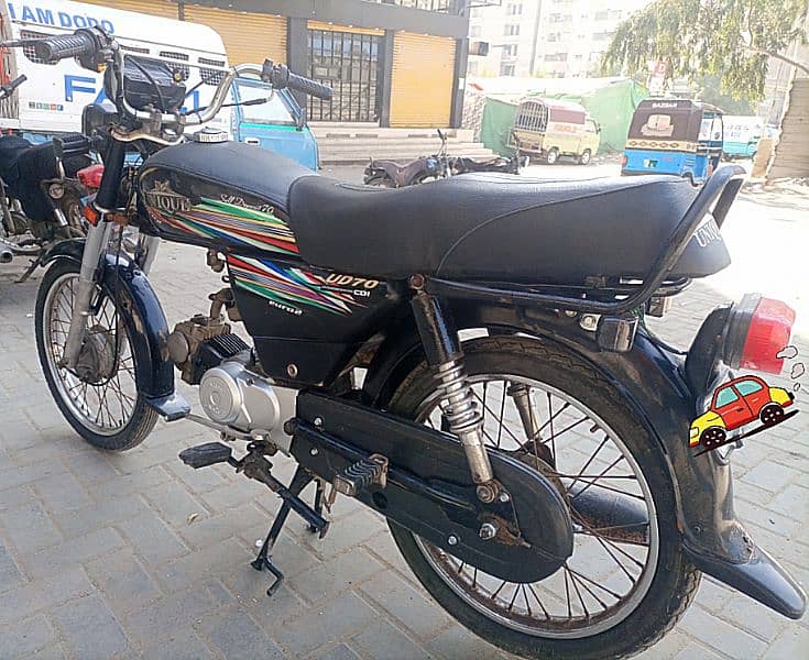 unique 2017 black colour 70cc bike for sale 11