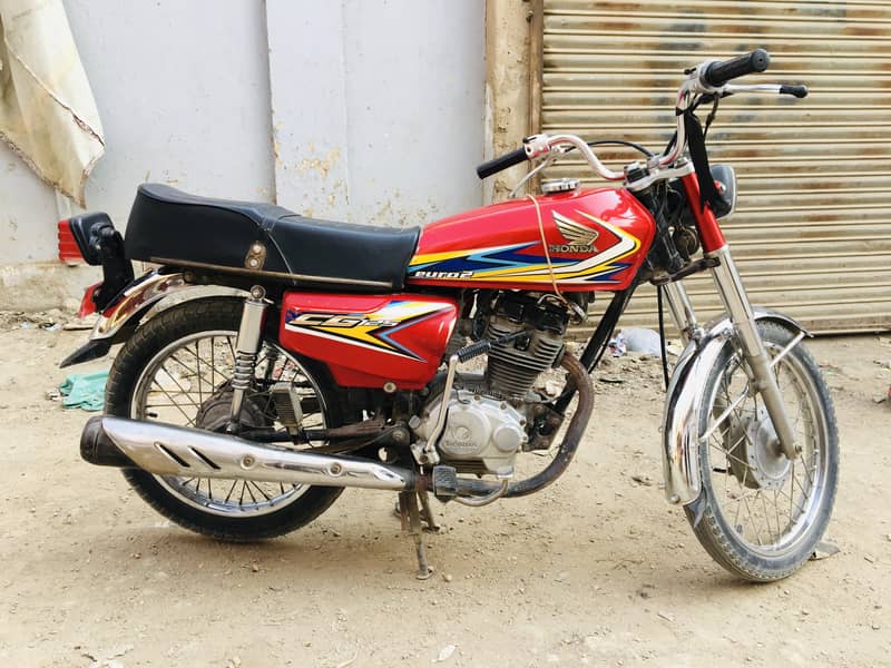 Honda CG 125 2019 month december panjab number 0