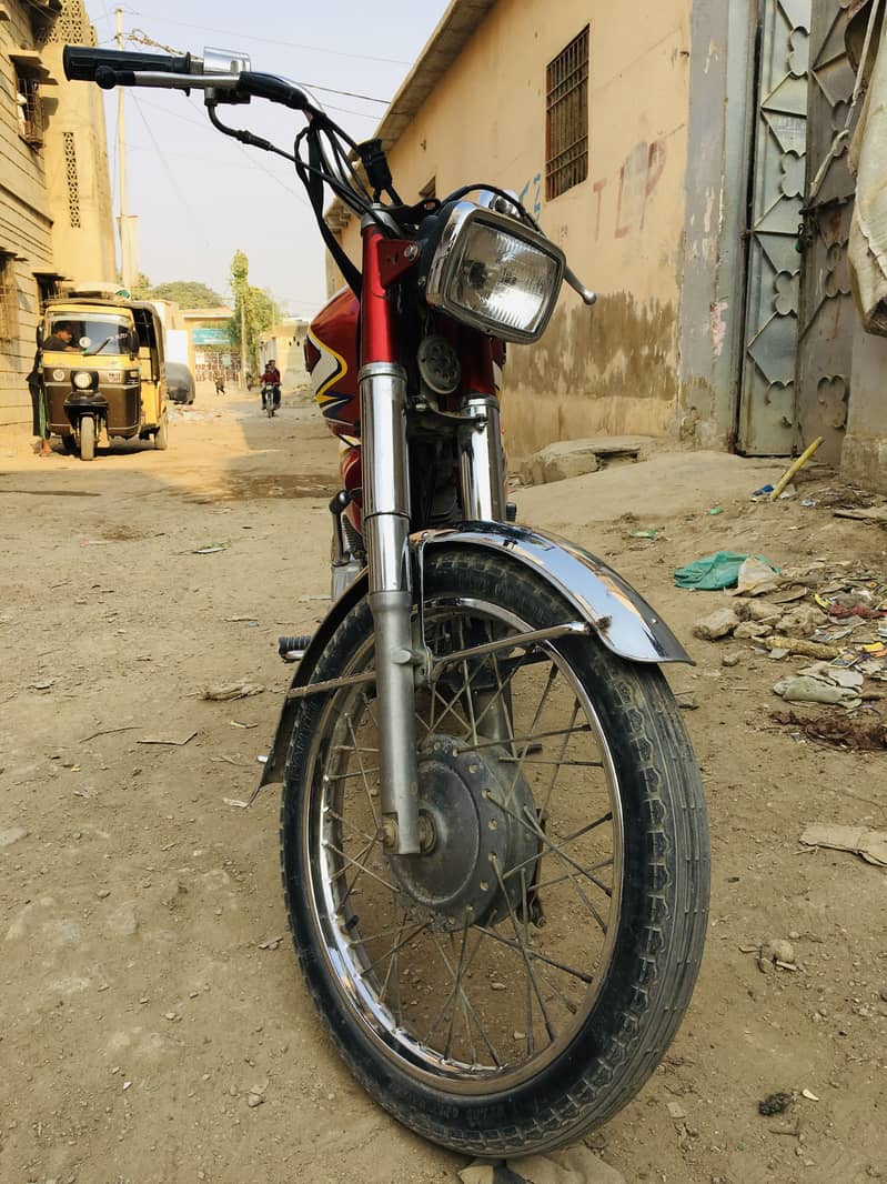 Honda CG 125 2019 month december panjab number 1