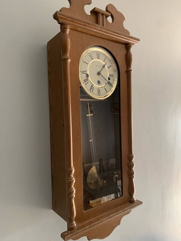 WM Widdop Pendulum chime Clock 9