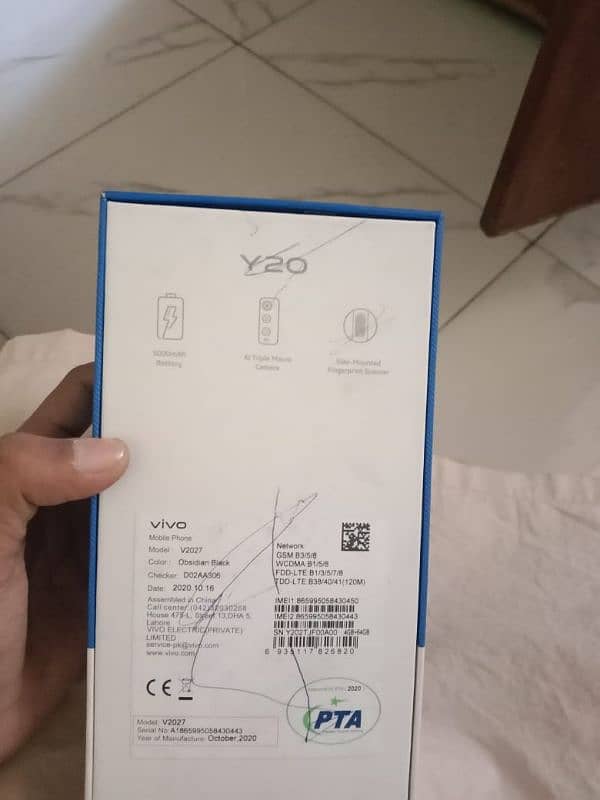 vivo y20 4  64  with box 4