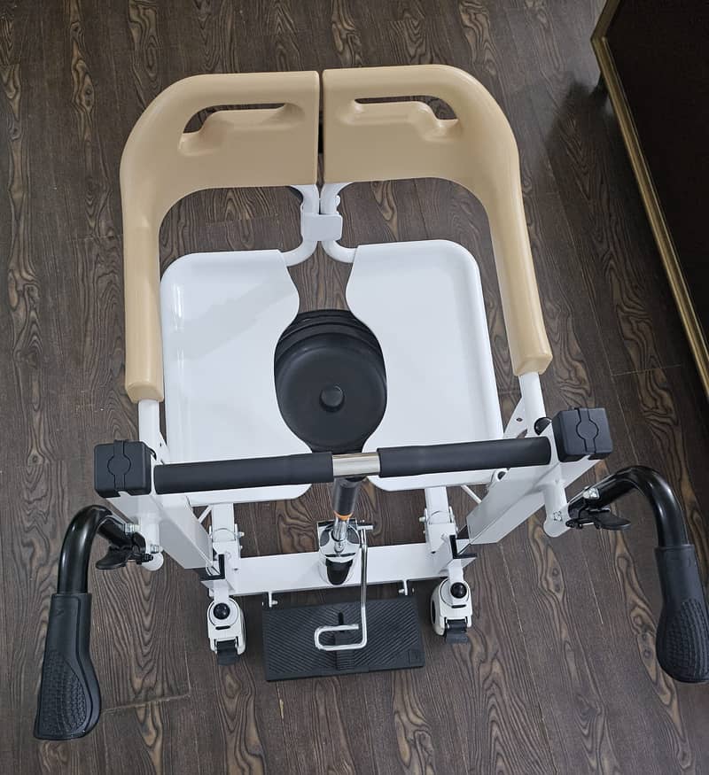 Hydraulic Patient Lift and Transfer Wheelchair | commode chair price 10