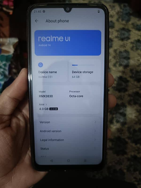 Realme c51 4/64 0