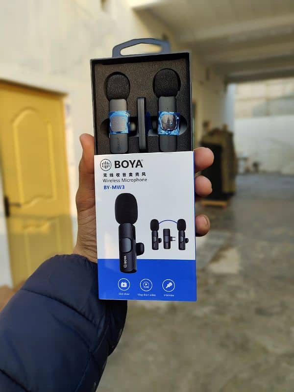 BOYA WIRELESS MICROPHONE BY-MW3 NOICE CANCELING 1