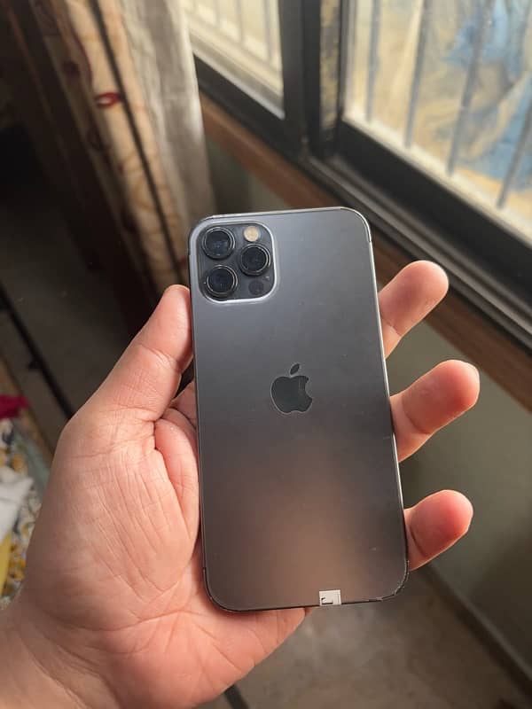 iphone 12 pro pta approved 256gb physical+esim 1