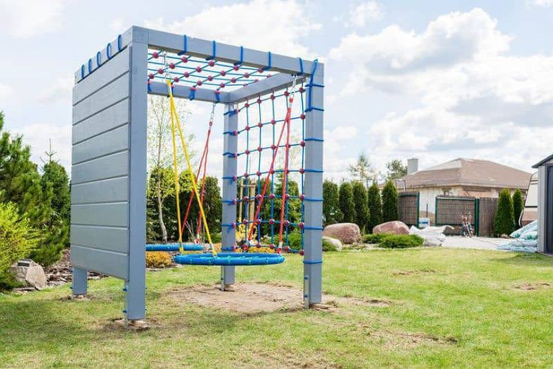 wall climbing/ monkey bar/ kids play land/ kids swing/kids ride/swings 6