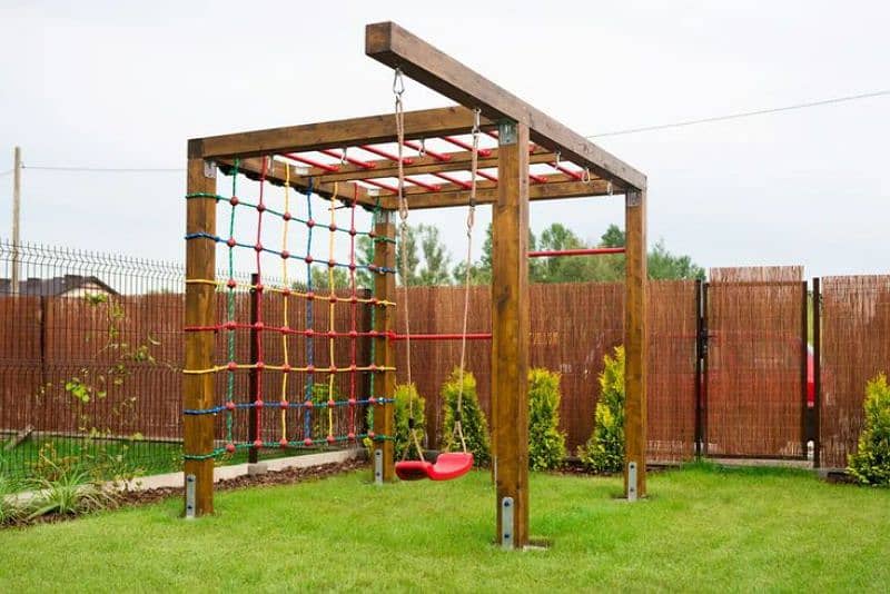 wall climbing/ monkey bar/ kids play land/ kids swing/kids ride/swings 7