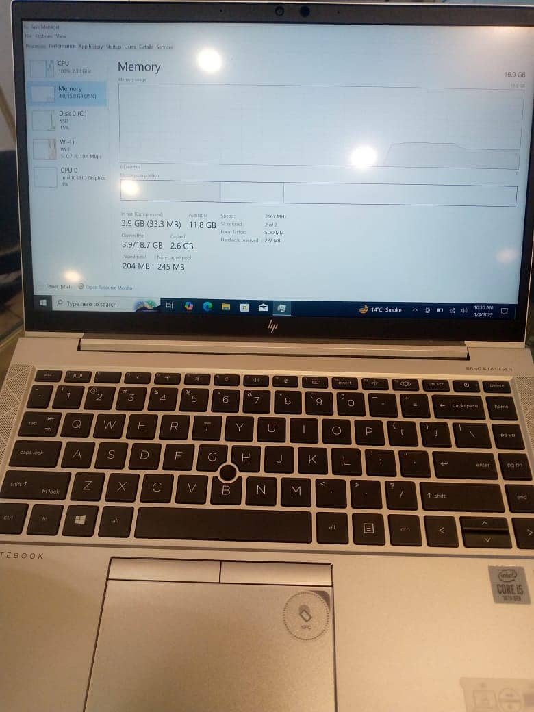 HP Elitebook 840 G7 i5/10th Gen 16/256gb 3