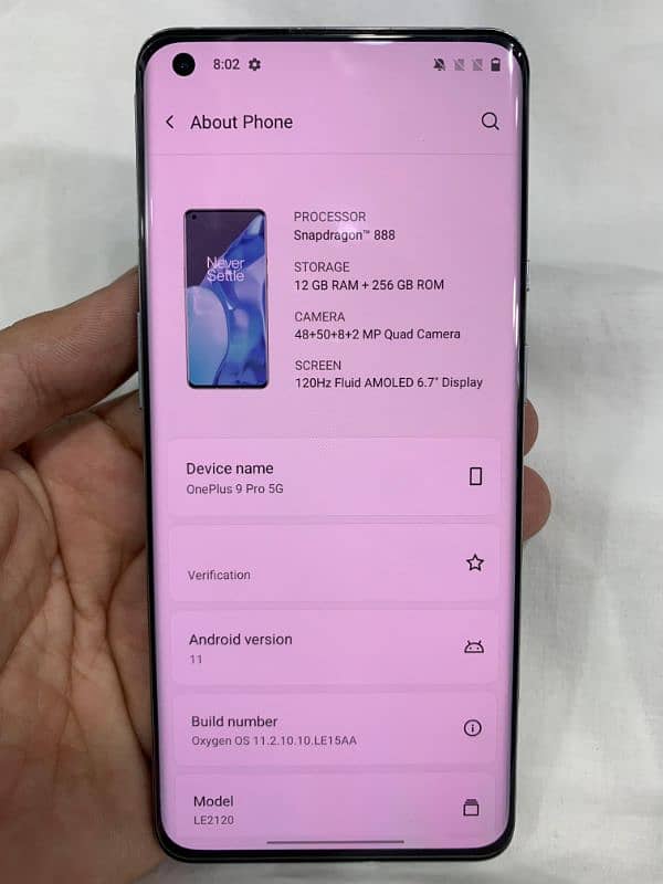 OnePlus 9pro 12Ram,256Gb waterproof 1