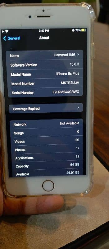 iphone 6s+ 64GB Non PTA (JV) 6