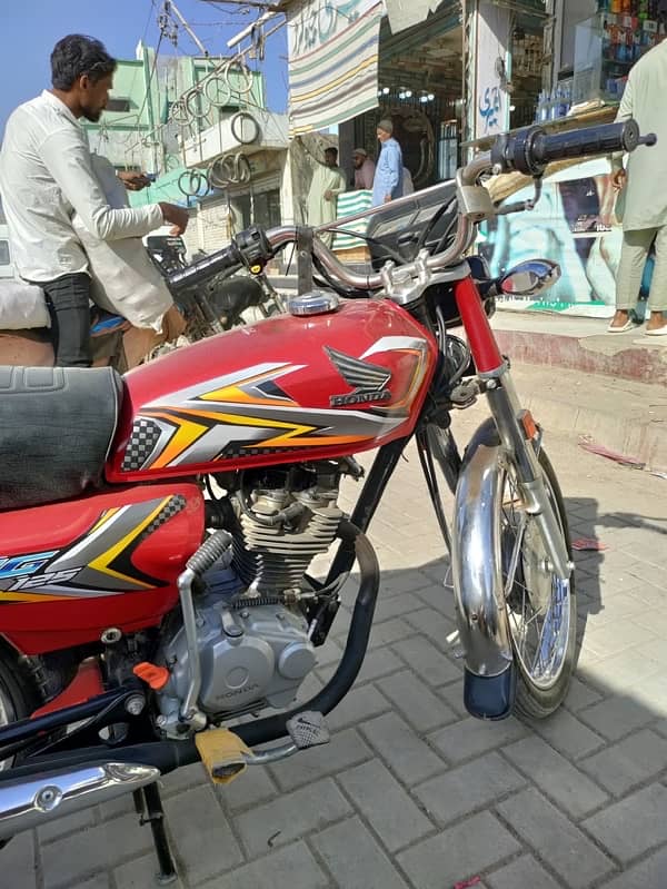 Honda Cg 125 2015 Rawalpindi num for sale 2