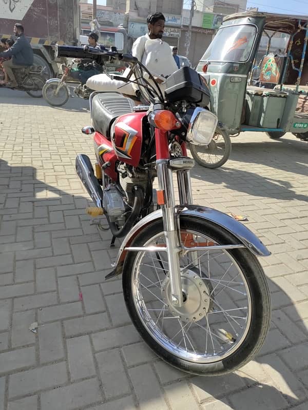 Honda Cg 125 2015 Rawalpindi num for sale 5