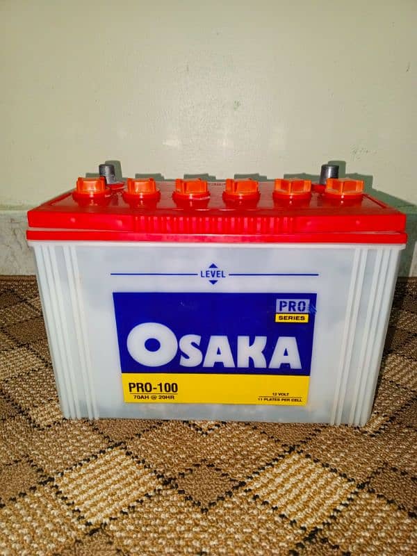 osaka battery 11 plate 6 month use 0