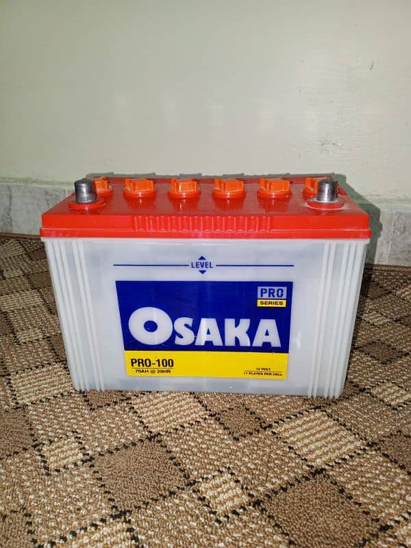 osaka battery 11 plate 6 month use 2