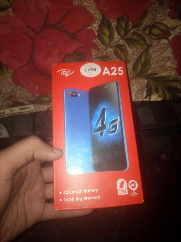 itel A25 . . Complete box. . Condition saaf . . 4