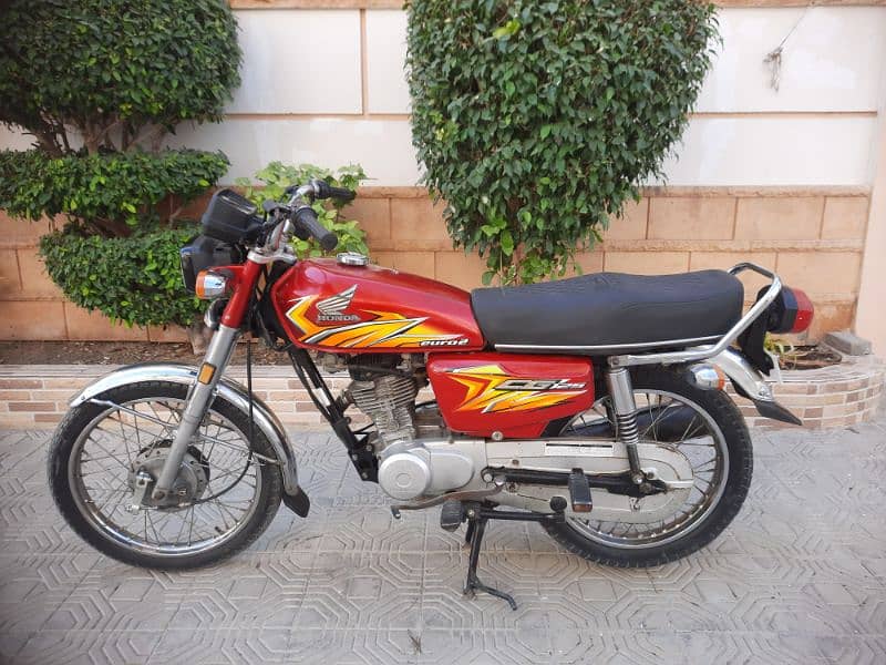 HONDA CG-125cc Model 11/08/2021 Karachi Number. 0