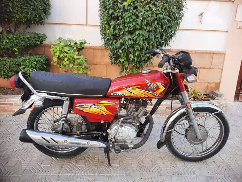 HONDA CG-125cc Model 11/08/2021 Karachi Number. 2