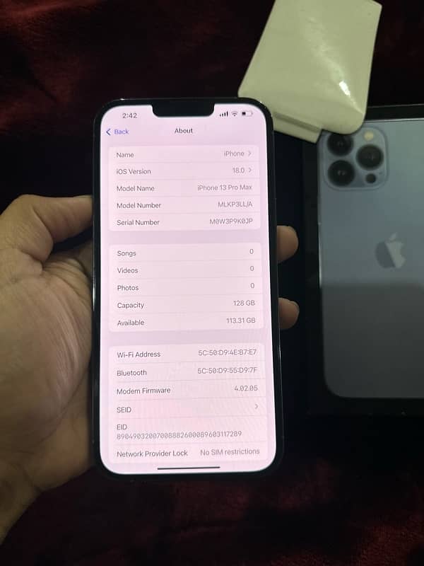 iphone 13 Pro Max 128Gb Factory  Unlock 2