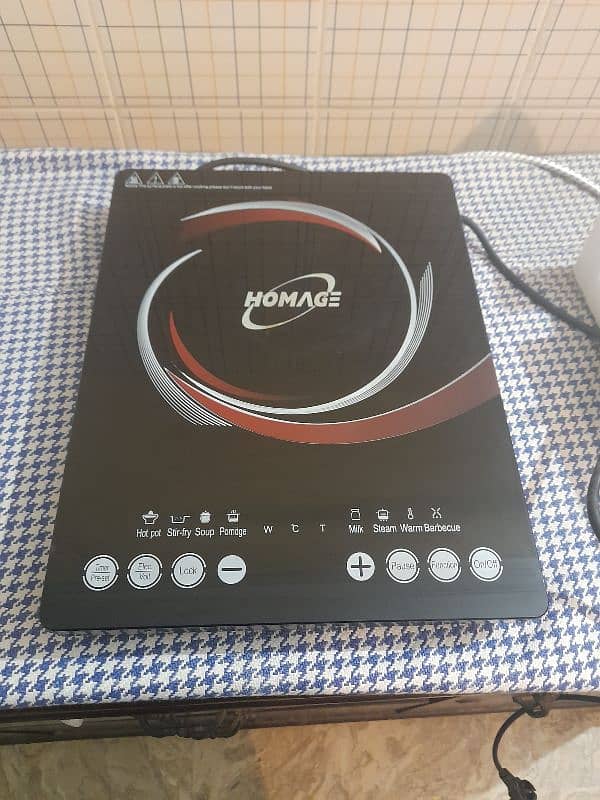 Homeage Induction Cooker for sale. Like New 1