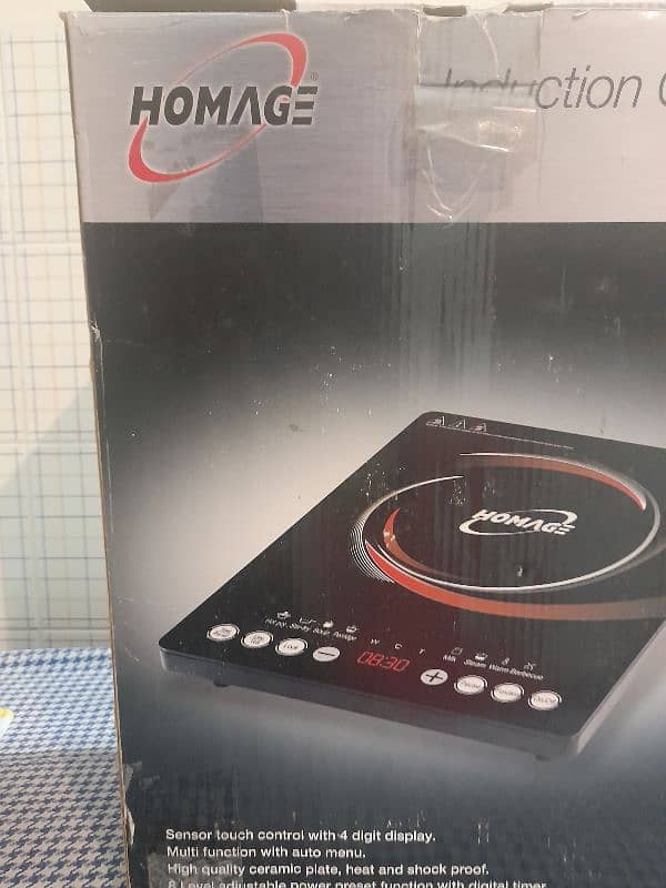 Homeage Induction Cooker for sale. Like New 2