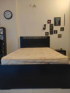 6 by 4 Single Wooden Bed with Mattress