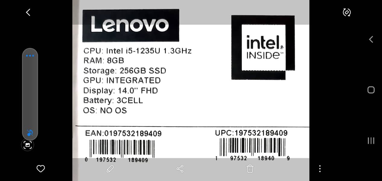 Lenovo i5 12 Genration 5