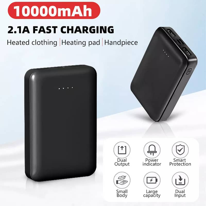 Smart Jacket Power Bank & Mobile | Power Bank | 10000 mAH | 1