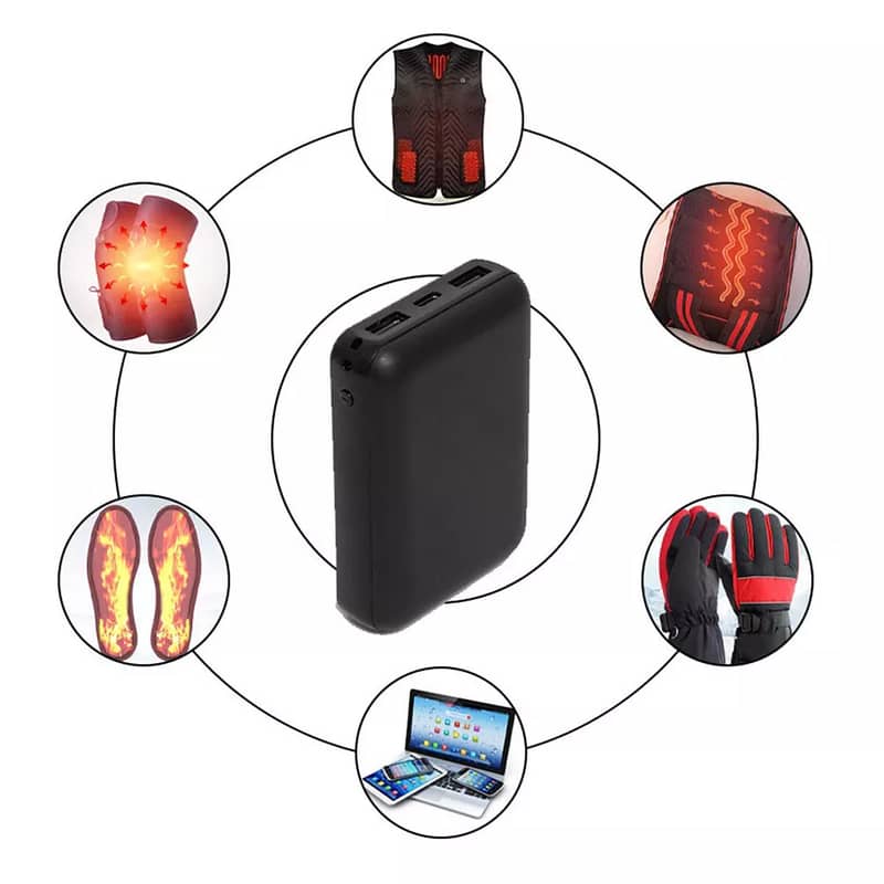 Smart Jacket Power Bank & Mobile | Power Bank | 10000 mAH | 6