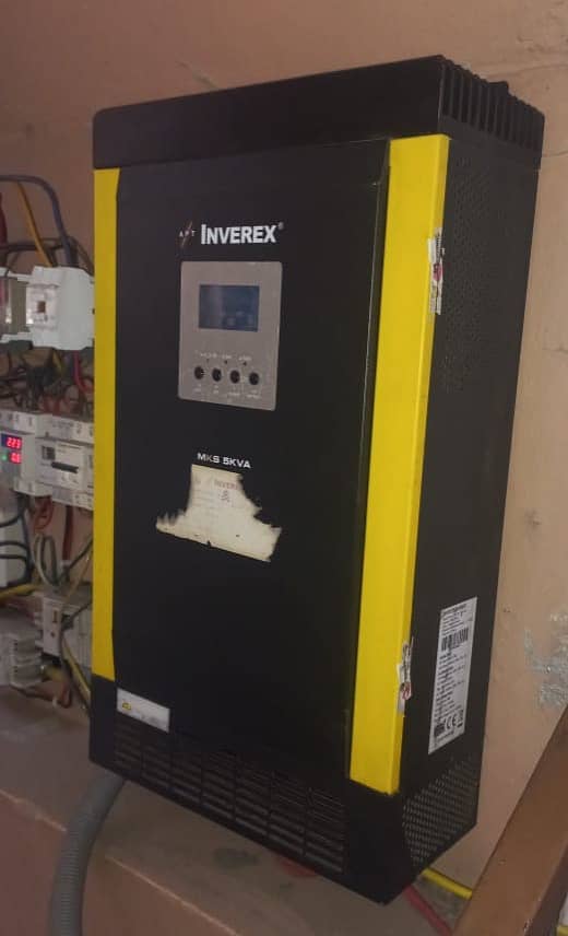 Inverex AXPERT MKS 5K Inverter/Soler inverter/4 AGS100AH Batteries 1