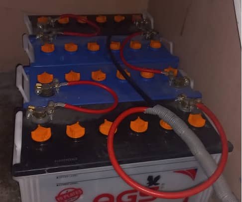 Inverex AXPERT MKS 5K Inverter/Soler inverter/4 AGS100AH Batteries 6