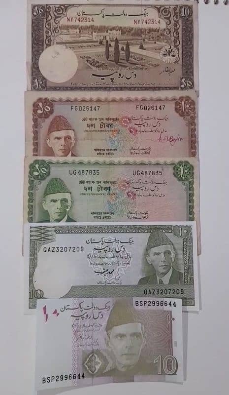 Currency Notes Set For Sale 1