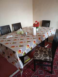 Dining table with 4 chairs & two 3 seater Slim sofa and 2 chair sofa