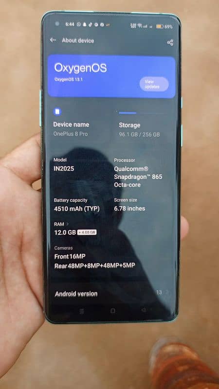 OnePlus 8 pro 12/256 dual sim 2