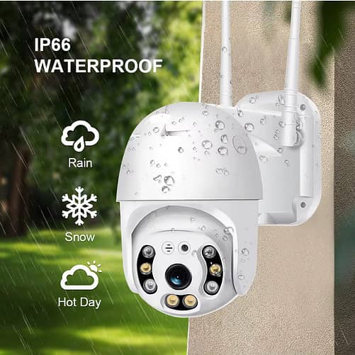 ptz IP Dual lens outdoor indoor camera 1080p wireless wifi 6