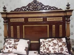 Pure wooden bed set (made in chiniot)