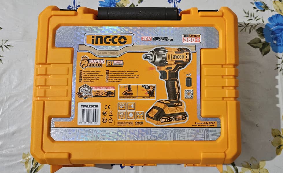 Ingco Impact Wrench  300NM 20 V CIWLI 2038 1