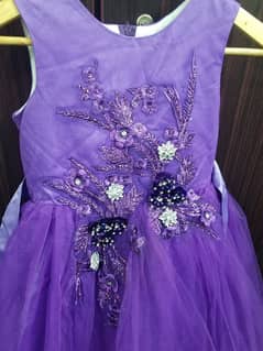 frock with 3d handwork