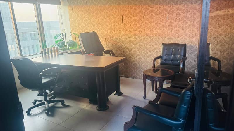 700 Square Feet sami Furnished Corporate Office Available For Rent At Main Boulevard Gulberg 2