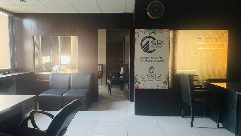 700 Square Feet sami Furnished Corporate Office Available For Rent At Main Boulevard Gulberg 6