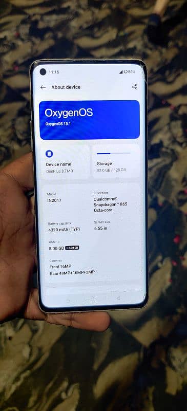 oneplus 8 pta approve 0