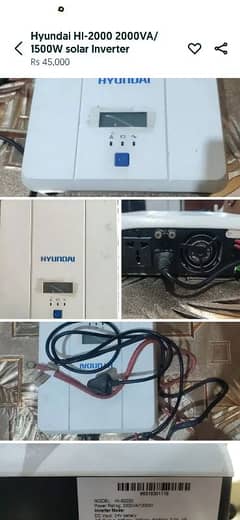 0301/4824/851. Hyundai 1300inverter. New brand. Solar inverter.