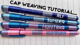 customise weaving pens